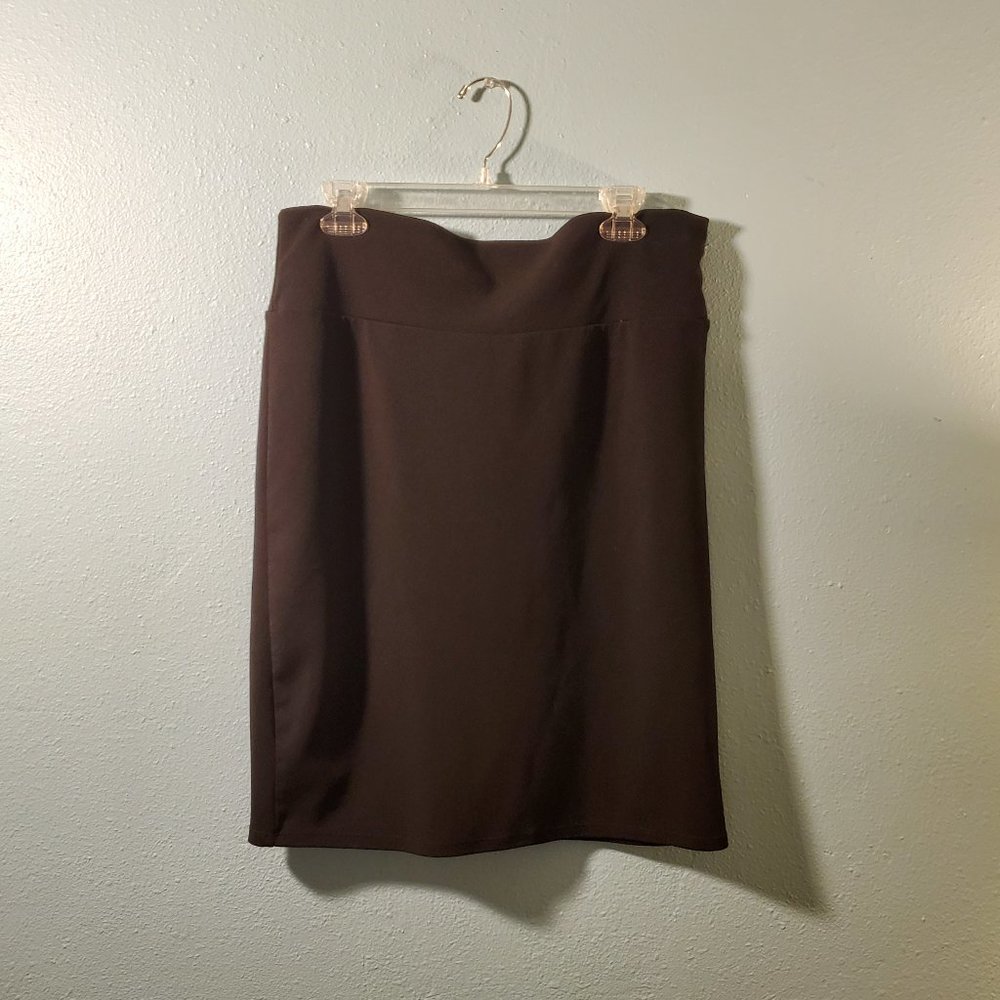 LuLaRoe Black Pencil Skirt XL